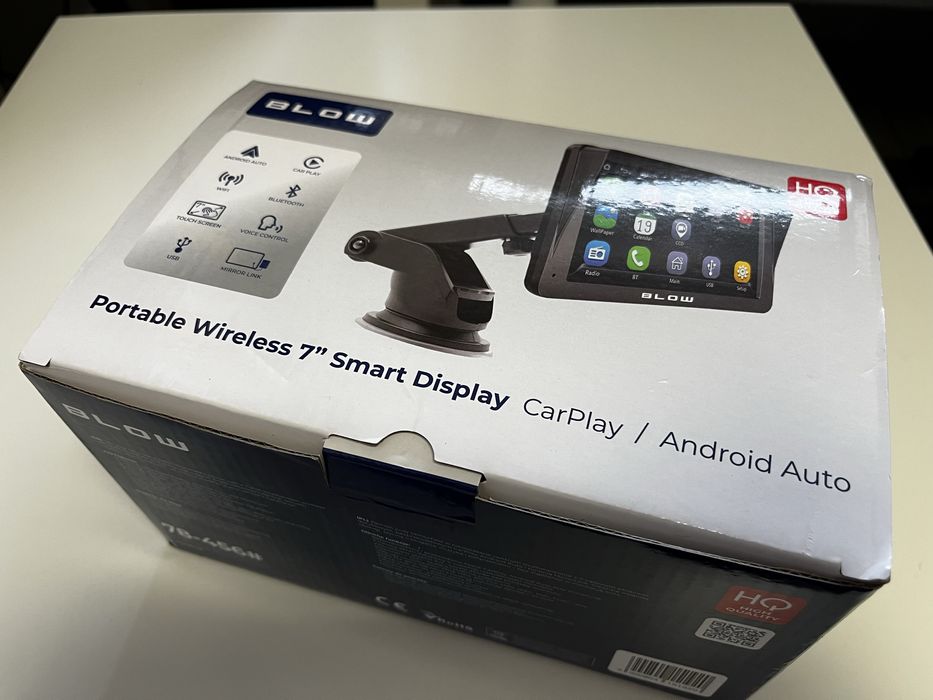 Stacja multimedialna BEZPRZEWODOWA CARPLAY Android 7CALI WIFI Bluetoot