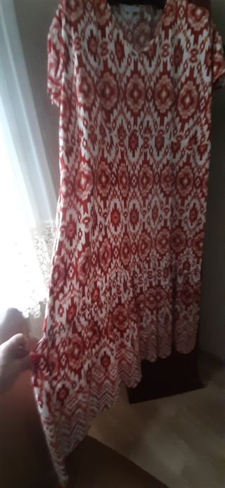 Komplet sukienka i koszula z wiskozy, 48-50 okazja