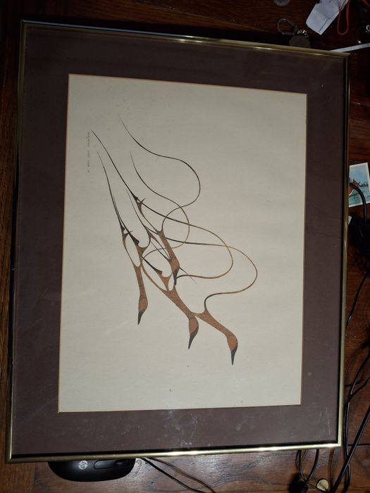 Pintura antiga benjamim che che 1975 chief