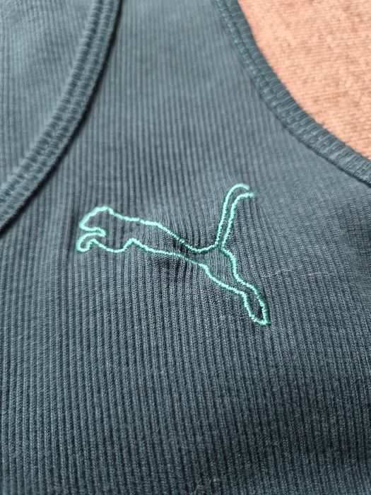 Koszulka bokserka damska Puma zielona
