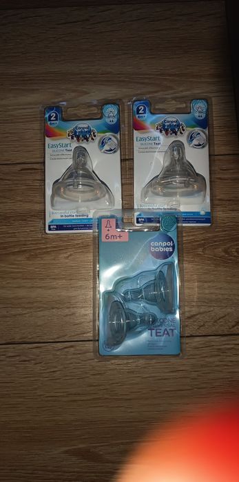 Smoczki do butelki 6m+ 4 sztuki Canpol Babies