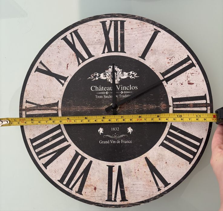 Relógio de parede estilo vintage  – 30 cm