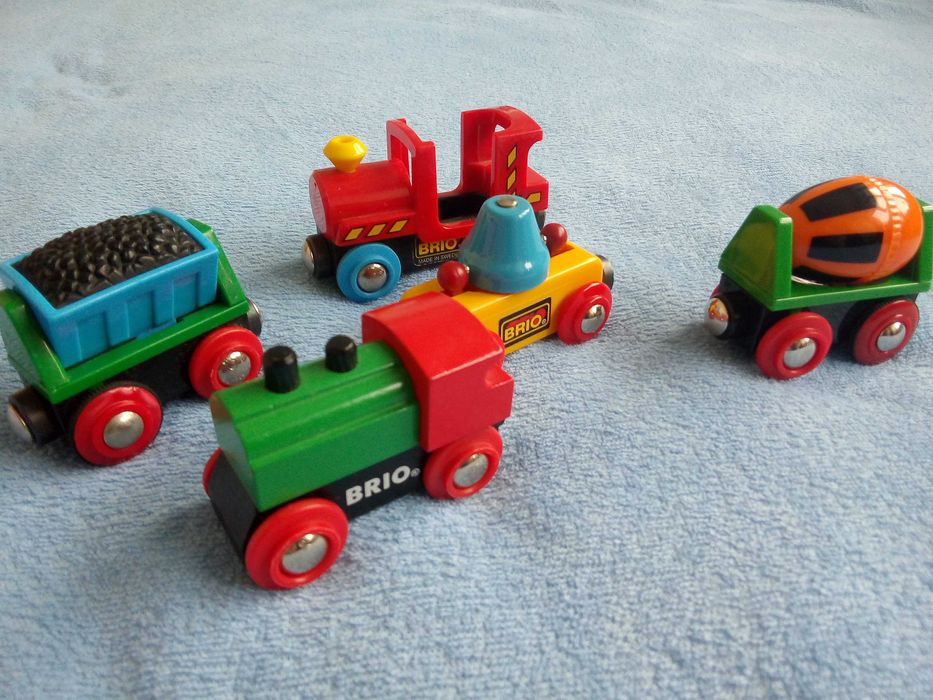 BRIO ruchome wagoniki, kolejka drewniana GRATIS wysyłka