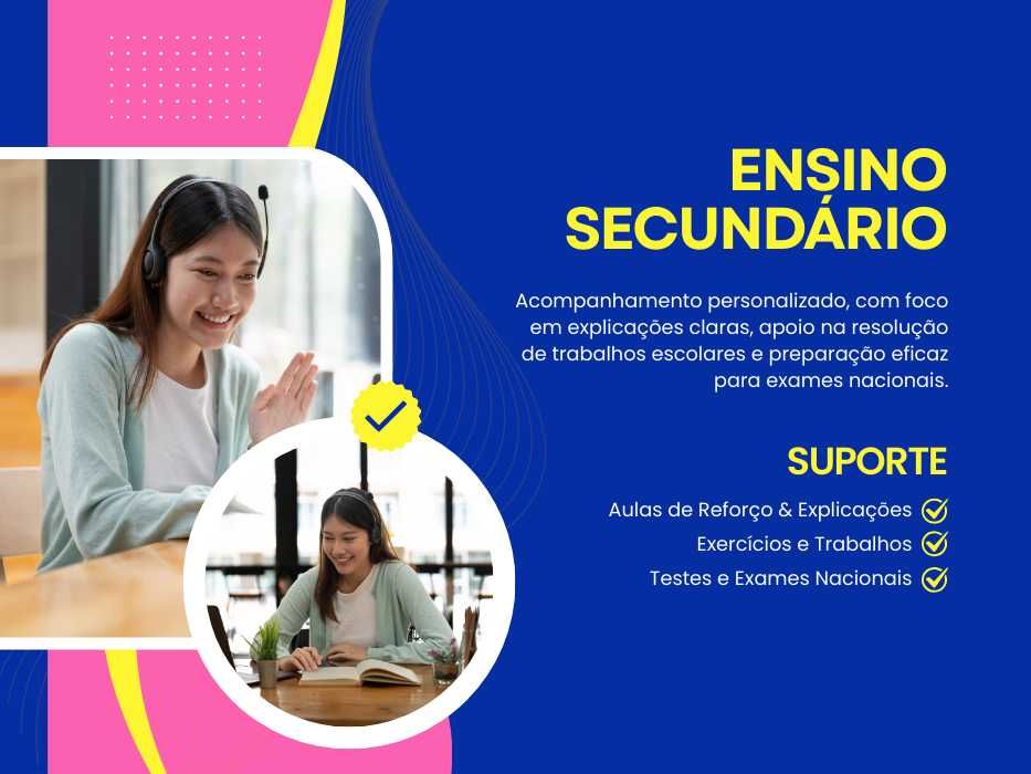 Explicações, Exames e Trabalhos Académicos - Teses, Relatórios, etc.