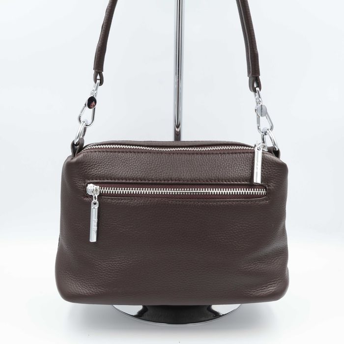 Сумка жіноча шкіряна Polina&Eiterou C0227 Coffee Сумка женская кожаная