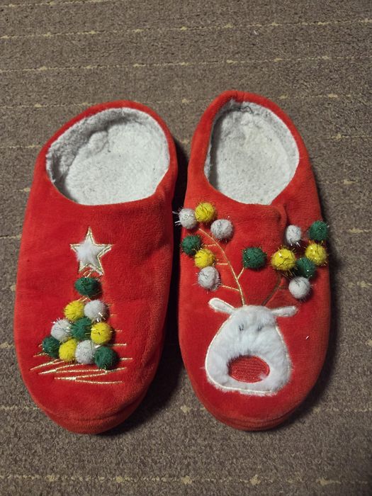 Kapcie świąteczne