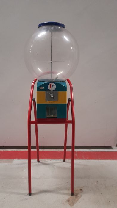 Máquina Brindes a funcionar