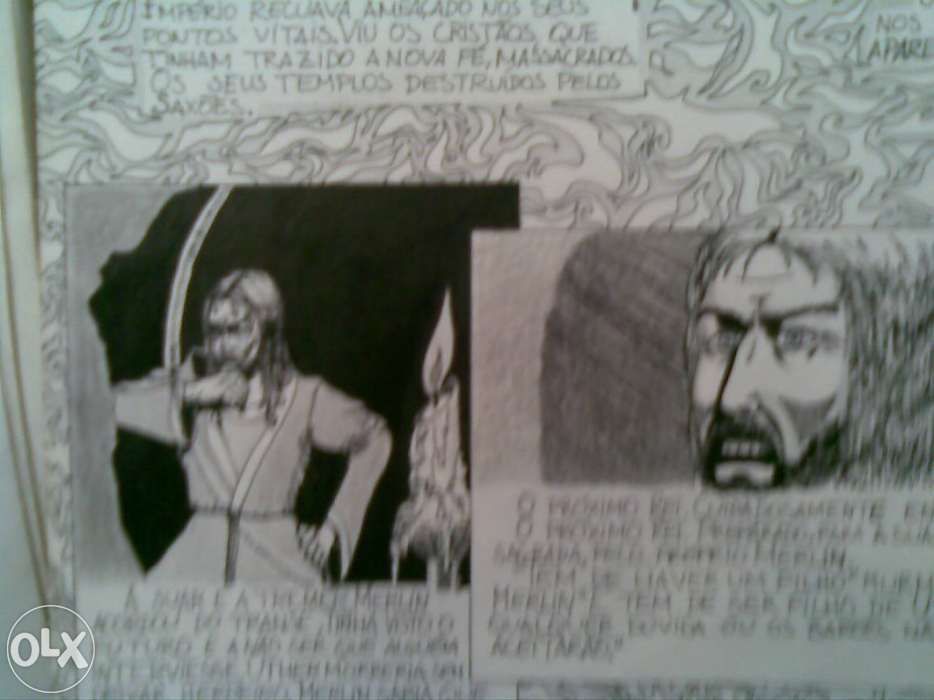 Quadros - pranchas originais de banda desenhada-bd