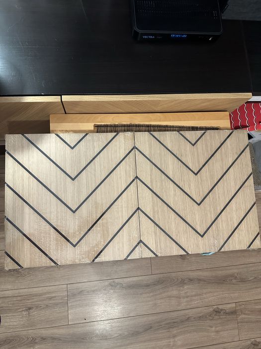 Dwa panele meblowe drewniane