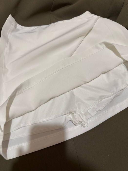 Біла юбка-шорти
