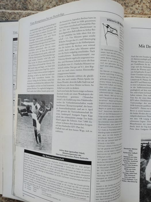 Livro da história da liga da Alemanha de 1890 a 1963