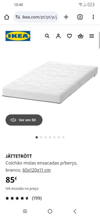 Excelente Berço Gulliver Ikea