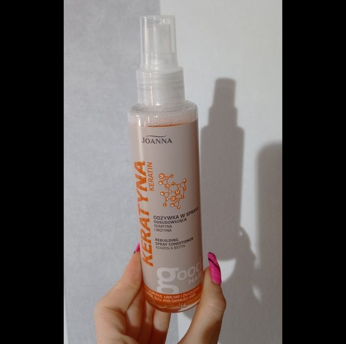 Nowa odżywka keratynowa w sprayu do włosów Joanna 150 ml
