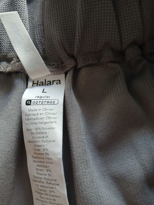 Calcas em polyester, tamanho L.