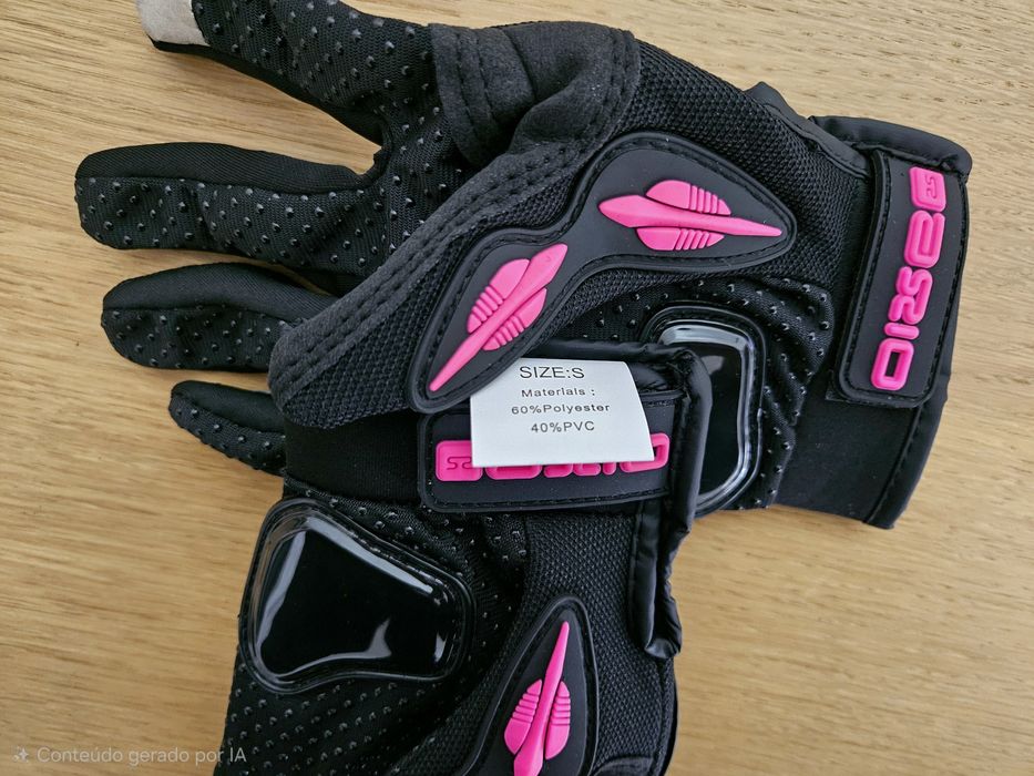 Luvas de Proteção Motard Ciclismo Motocross