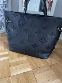 SKÓRA NAT NR SERYJNY TOREBKA LOUIS VUITTON NEVERFULL AZUR MM Bydgoszcz 