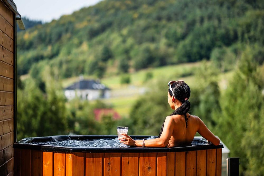 Promocja! Domek do wynajęcia na wsi Sauna& Jacuzzi!