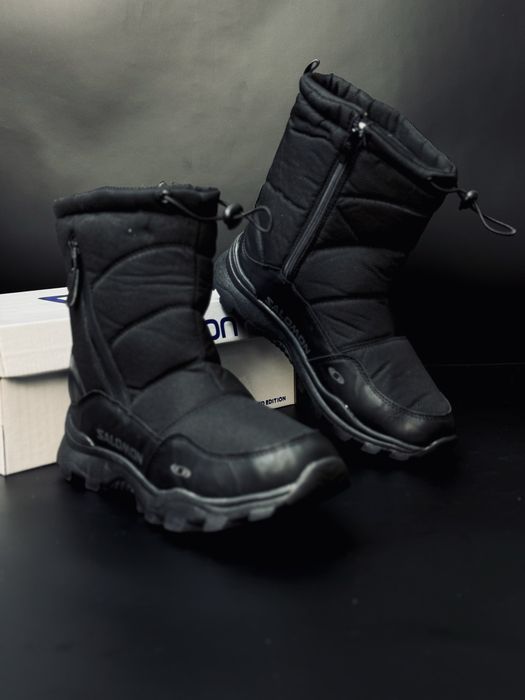 Мужские Дутики Salomon / Самая теплая обувь на зиму / Саламон Дутиши