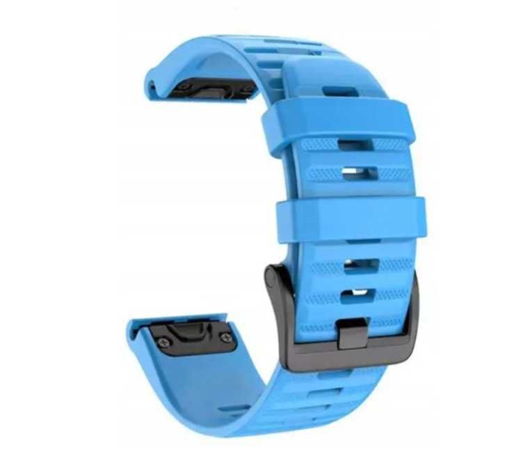 Pasek Silikonowy QUICKFIT do Garmin Fenix 8 51mm NIEBIESKI