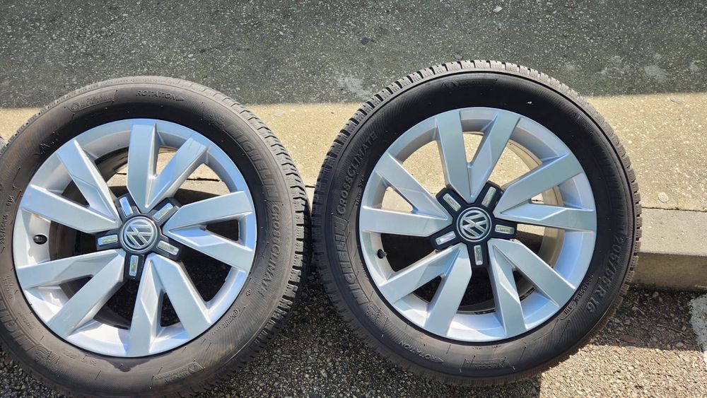 Jantes 16 Volkswagen, furacão 5x115 praticamente novas com pneus
