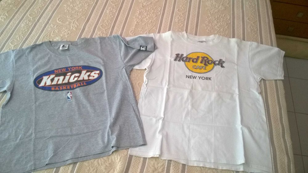 T-Shirts Várias x 4 - NY Knicks, Hard Rock Café