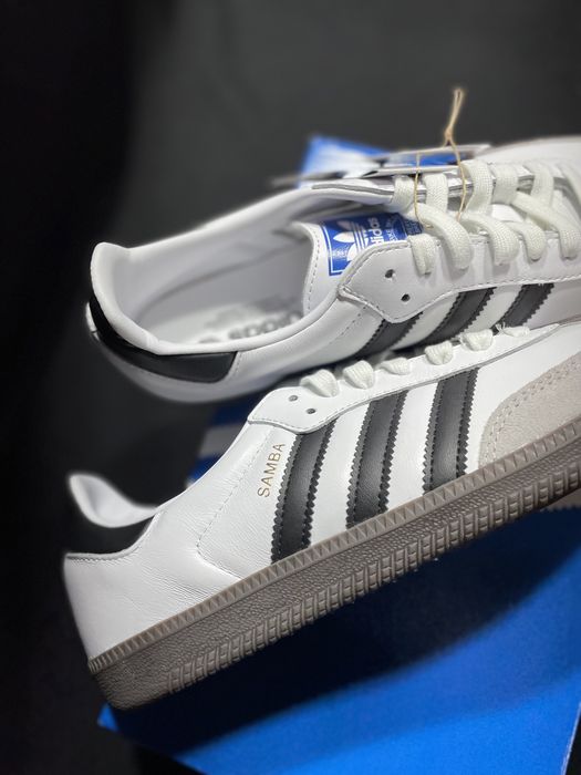 Кросівки Adidas Samba OG білі оригинал кроссовки