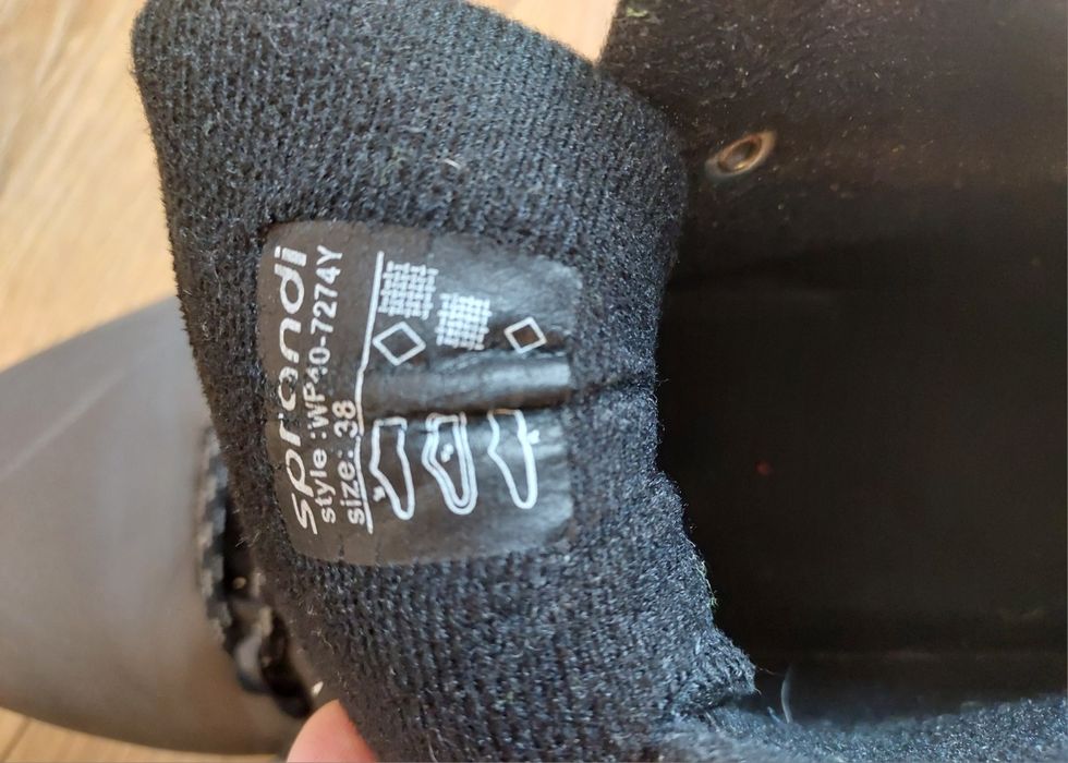 Buty chłopięce, zimowe, firma SPRANDI, rozmiar 38