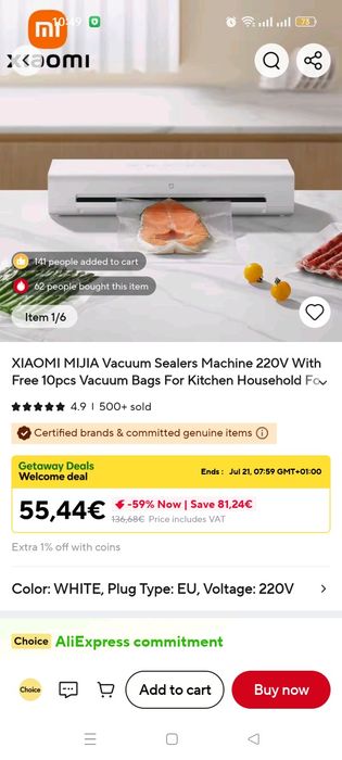 Xiaomi maquina de vacuo 220v