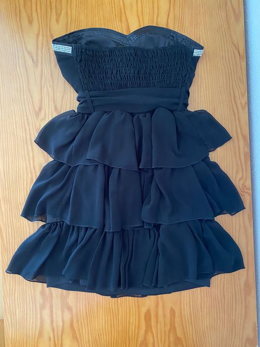 Vestido preto Bershka