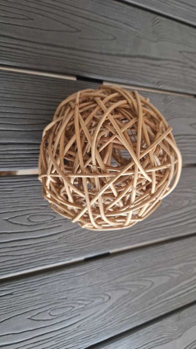 Bola de decoração natural 10 x10 cm