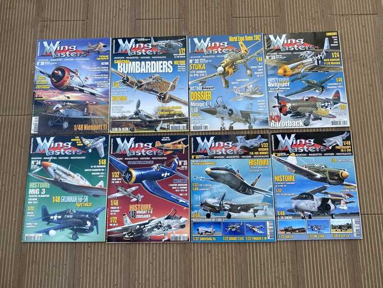 Lote Coleção Revistas Wings Master (Modelismo / Aviação) - Excelentes Condições