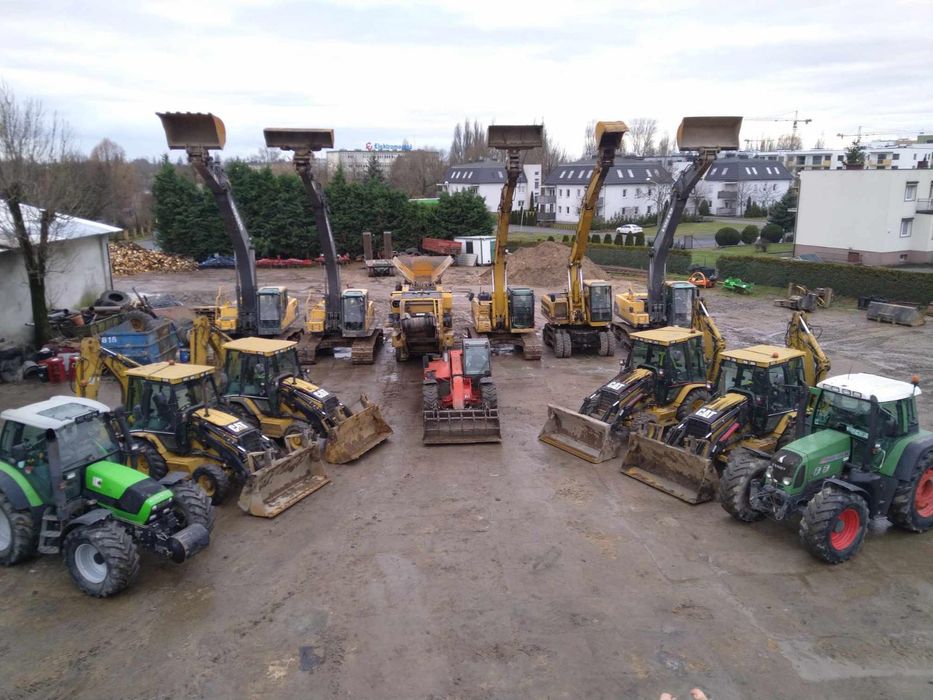 Wynajem koparek- rozbiórki, wykopy