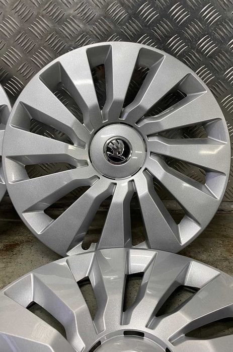 Kołpaki Dekielki Skoda 16 cali Oryginał Adax Koźle