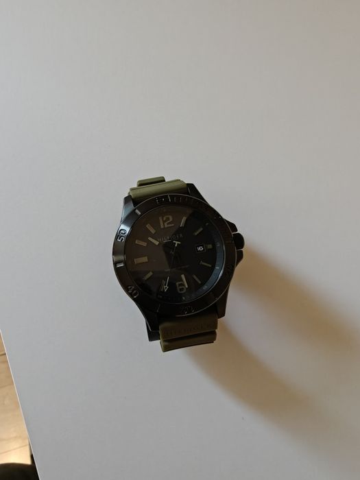 Zegarek Tommy Hilfiger Ryan khaki/zielony  - jak nowy, dowód zakupu