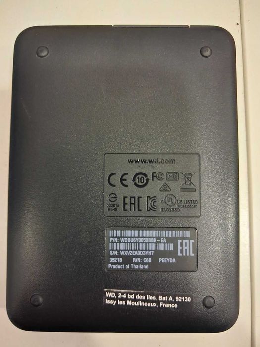 Зовнішній жорсткий диск WD Elements 4TB (USB 3.0)
