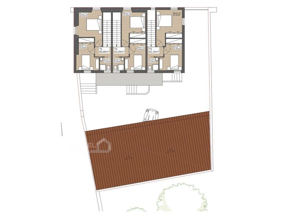 Apartamento T2 c/ garagem fechada em Barroselas - Barcelos