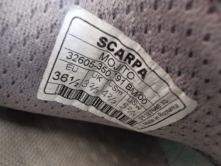 Scarpa Mojito Vibram buty trekkingowe podejściowe 36,5