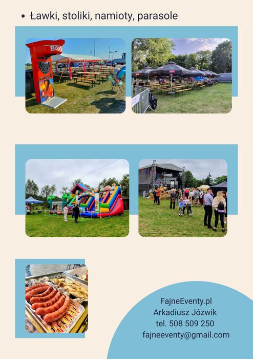 Organizacja Eventów / Imprez Firmowych Prywatnych / Grill / Catering