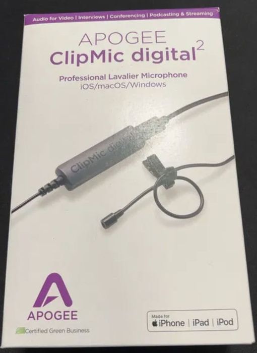 APOGEE CLIPMIC DIGITAL2 mikrofon lavalier