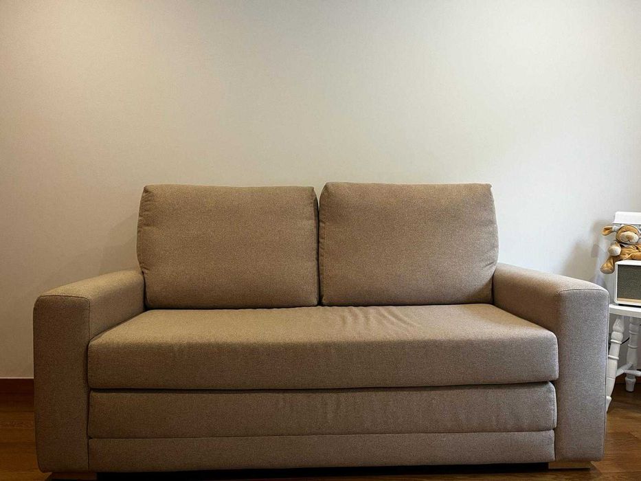 Sofá Cama Novo (Cor Bege)