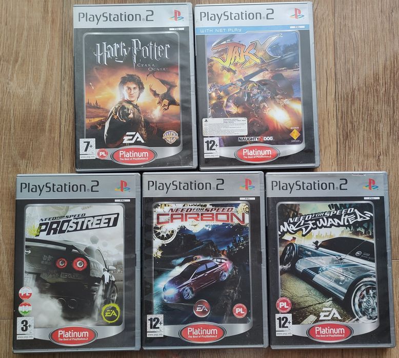Zestaw 5 gier PlayStation 2