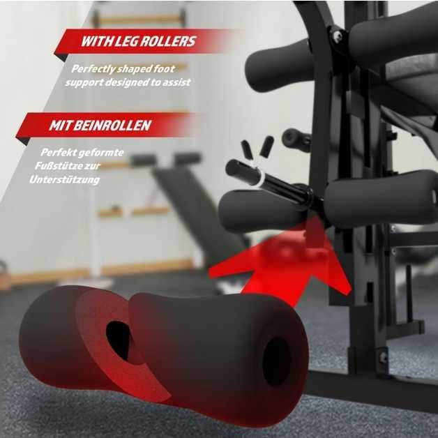 Ławka wielofunkcyjna, 170 x 130 x 205 cm,