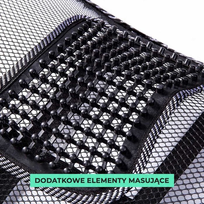 podpora na plecy masaż na fotel