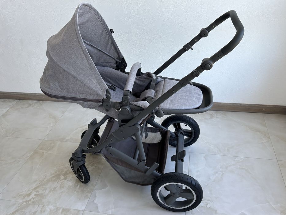 Коляска 2 в 1 Circle Catania 4 Air (Woven Grey)