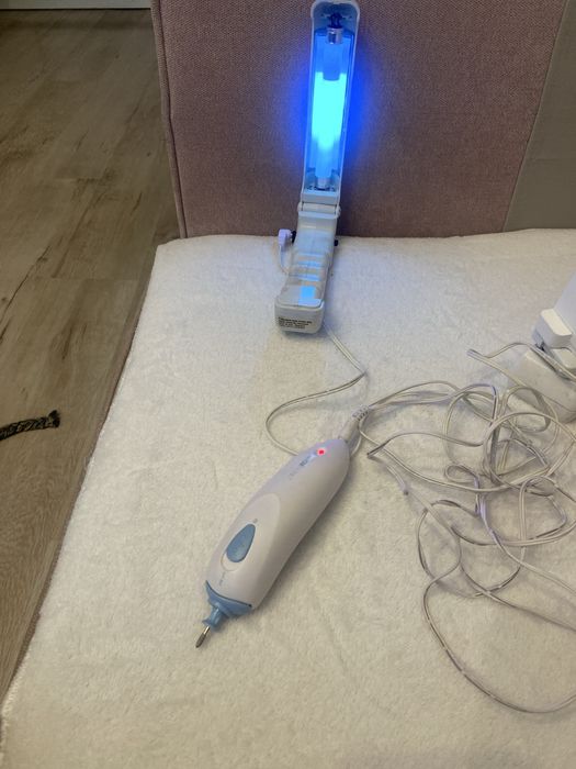 Lampa i pilnik do paznokci