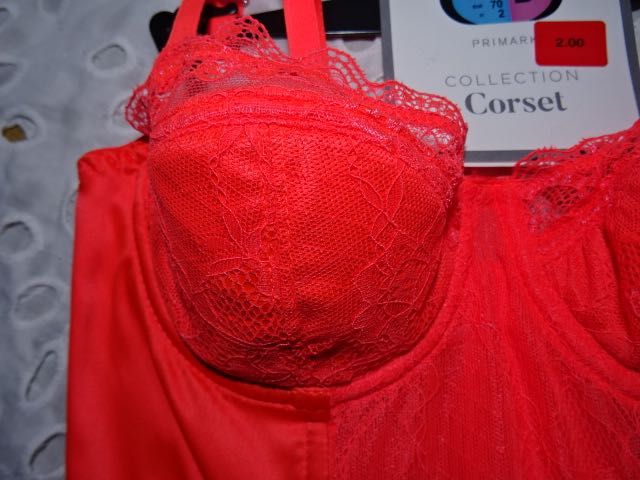 Primark polgorset neon pomarańcz 70 B