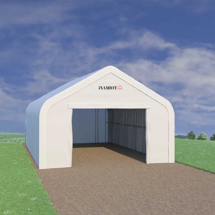Hangar rolniczy, hala namiotowa z powiększona bramą wjazdową 10x10m