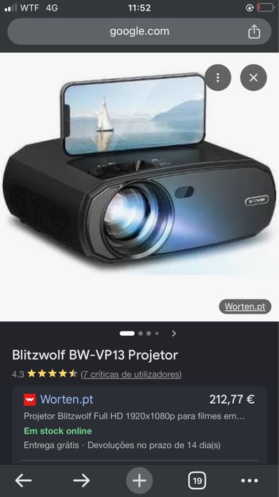 Projetor Blitzwolf BW - VP13