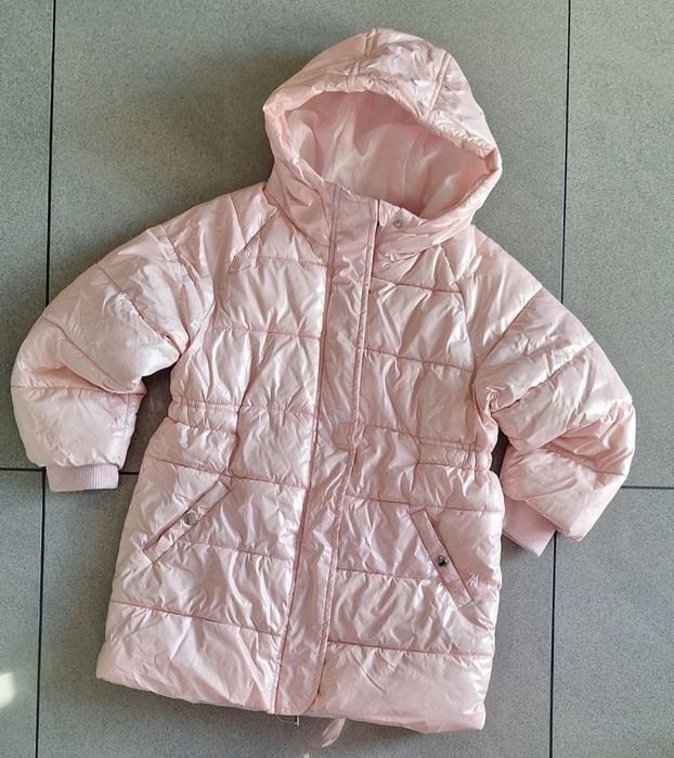 Kurtka zimowa puchowa ocieplana płaszczyk Sinsay dziewczęcy 116