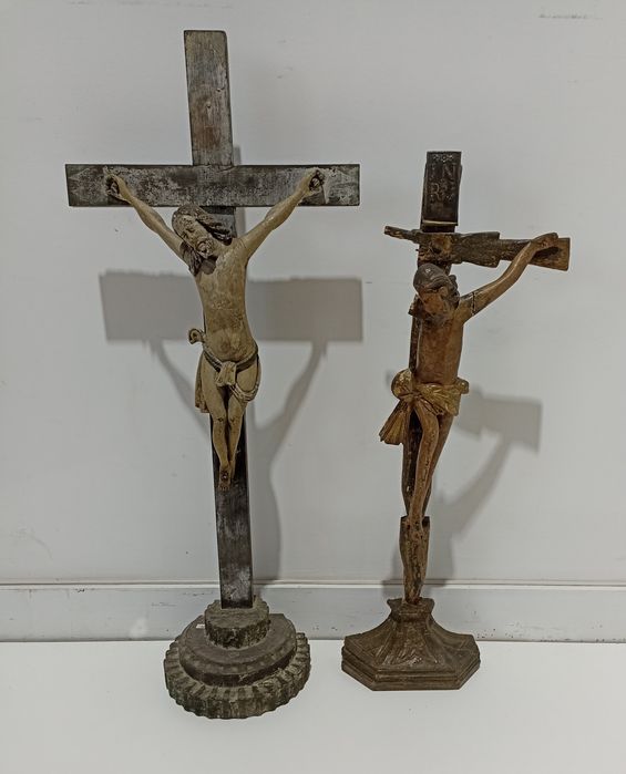 Arte Sacra - Dois Cristos - Século XIX